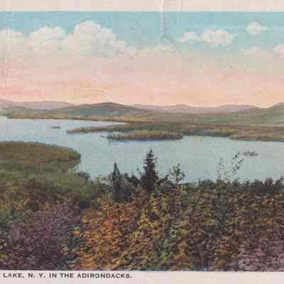 Upper Saranac Lake, N. Y. in the Adirondacks