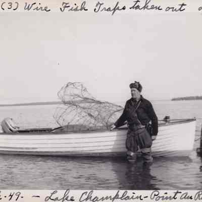 (3) Wire Fish Traps Taken Out Of