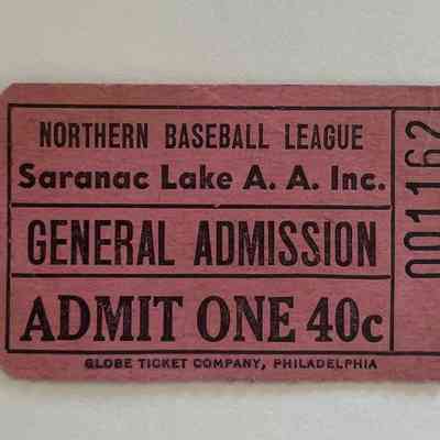 Ticket, Admission