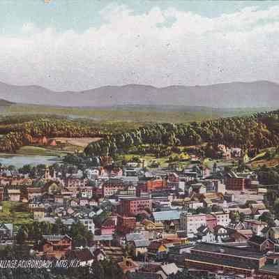Saranac Lake Village, Adirondack Mts., N.Y.