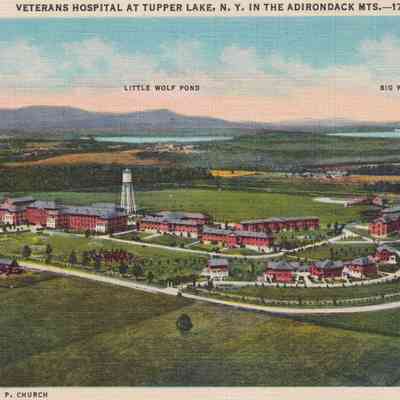 Veterans Hospital at Tupper Lake, N. Y. in the Adirondack Mts.