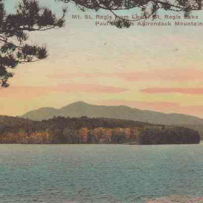 Mt. St. Regis from Lower St. Regis Lake Paul Smith's Adirondack Mountains, N. Y.