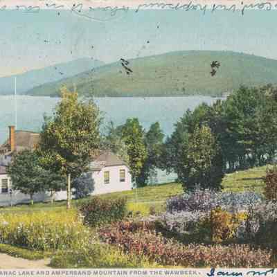 Upper Saranac Lake and Ampersand Mountain from the Wawbeek.