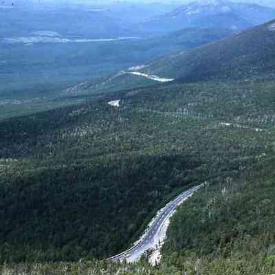 The way down from Whiteface