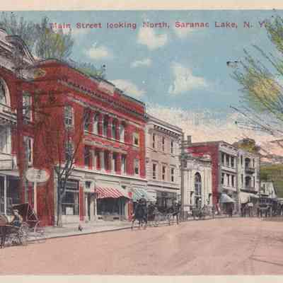 Main Street looking North, Saranac Lake, N.Y.