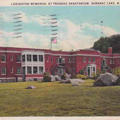 Ludington Memorial at Trudeau Sanatorium, Saranac Lake, N. Y.