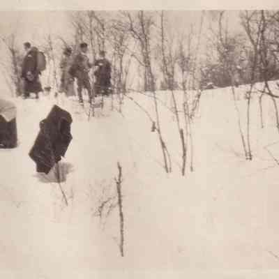 On the trail to [Moose Pond, Mch 11, 1911]