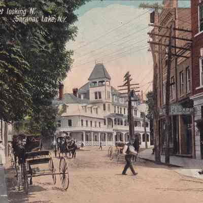 Main Street looking N., Saranac Lake, N. Y.
