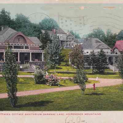 Chapel and Cottages, Cottage Sanitarium, Saranac Lake, Adirondack Mountains