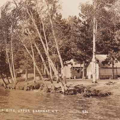 Fish Creek Pond Camp Site, Upper Saranac, N.Y.