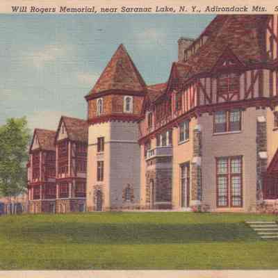 Will Rogers Memorial, near Saranac Lake, N. Y., Adirondack Mts.