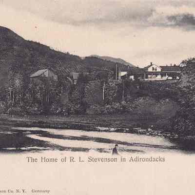 The Home of R. L. Stevenson in Adirondacks.