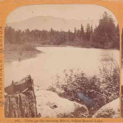 View on the Saranac River, below Round Lake
