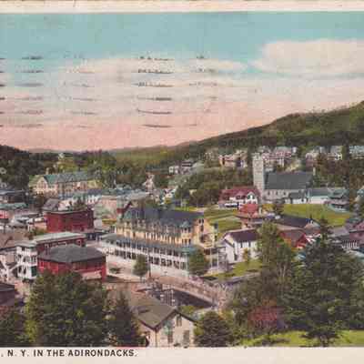 Saranac Lake, N. Y. in the Adirondacks