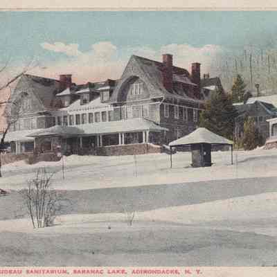 Main Building, Trudeau Sanitarium, Saranac Lake, Adirondacks, N.Y.