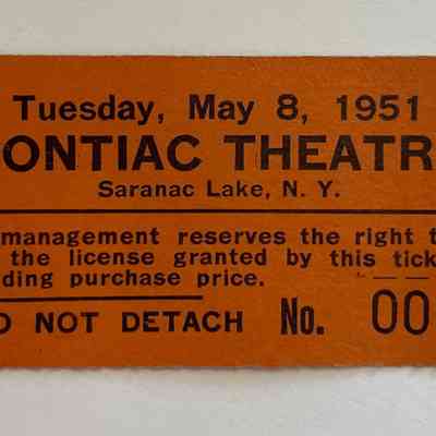 Ticket, Admission