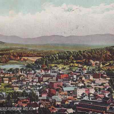 Saranac Lake Village, Adirondack Mts., N.Y.