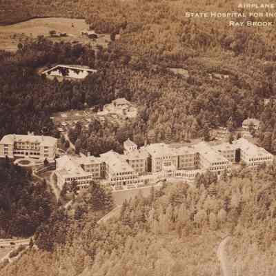Airplane View of State Hospital for Incipient Tuberculosis, Ray Brook, New York