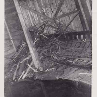 Beaver House Inside of Charles Dailey's Boat House at Lake Titus