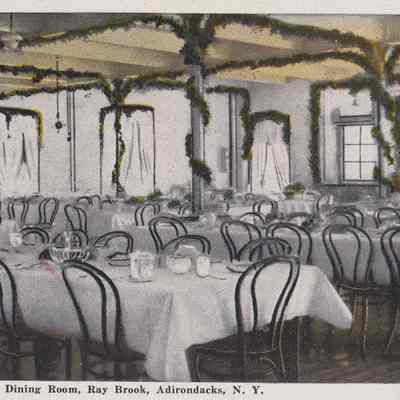 Dining Room, Ray Brook, N.Y. Adirondacks, N.Y.