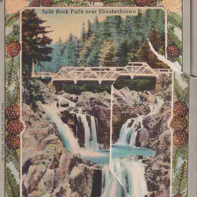 Souvenir Folder of the Adirondack Mountains New York