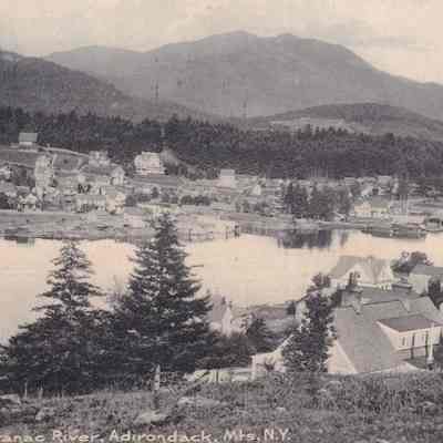 Saranac River, Adirondack, Mts., N. Y.