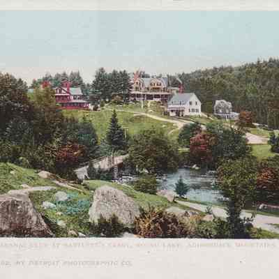 Saranac Club at Bartlett's Carry, Round Lake, Adirondack Mountains