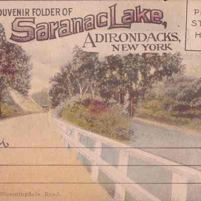 Souvenir Folder of Saranac Lake, Adirondacks, New York.