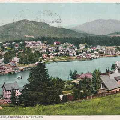 Saranac Lake, Adirondack Mountains.