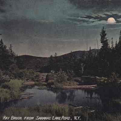 Ray Brook from Saranac Lake Road, N.Y.