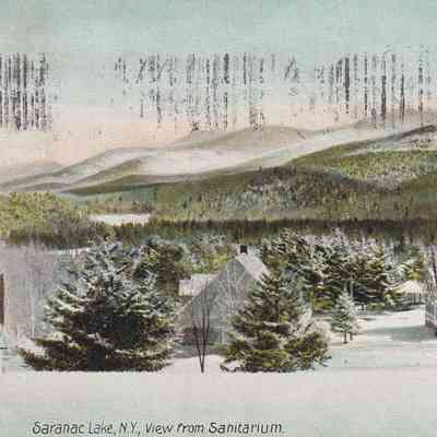 Saranac Lake, N. Y., View from Sanitarium