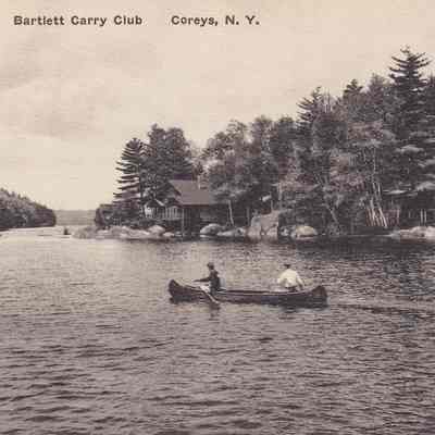 Upper Saranac Lake, Bartlett Carry Club, Coreys, N.Y.