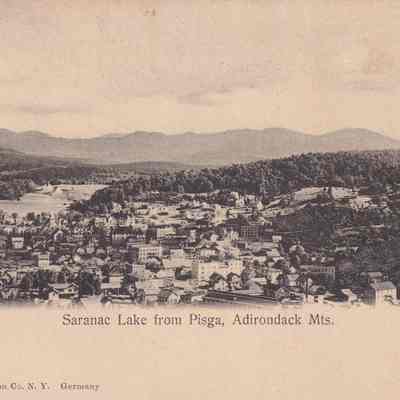 Saranac Lake from Pisga, Adirondack Mts.
