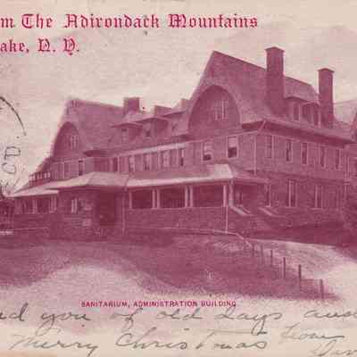 Greetings from the Adirondack Mountains, Saranac Lake, N. Y.