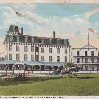 Algonquin Hotel, Algonquin, N. Y. on Lower Saranac Lake