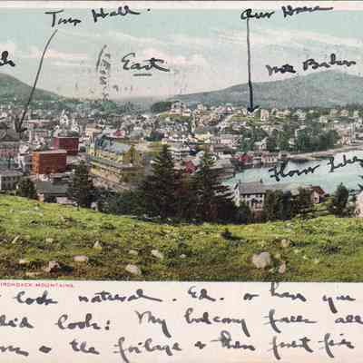 Saranac Lake, Adirondack Mountains.