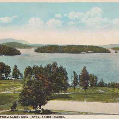 Saranac Lake from Algonquin Hotel, Adirondacks