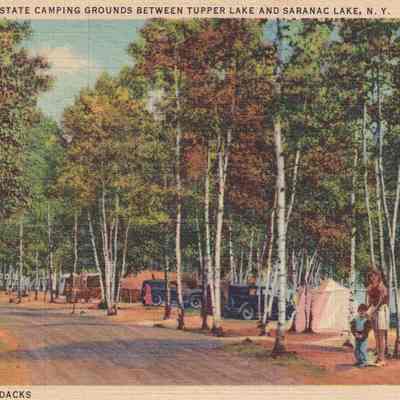 Fish Creek, State Camping Grounds Between Tupper Lake and Saranac Lake, N.Y.
