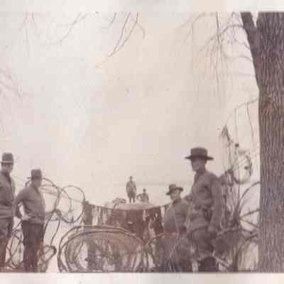 Same as above [Nets Seized in Lake Champlain 1935. Found by aid of plane.].