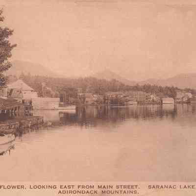 Lake Flower, Looking East from Main Street