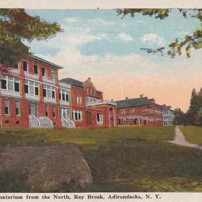 Sanatorium from the North, Ray Brooks, Adirondacks, N. Y.