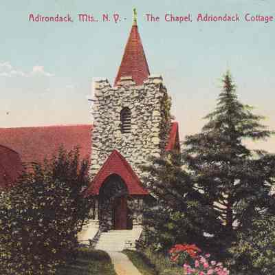 Adirondack Mt., N.Y., The Chapel, Adrionack [sic] Cottage Sanitarium