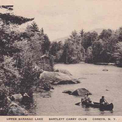 Upper Saranac Lake - Bartlett Carry Club - Coreys, N. Y.