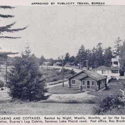 Duprey's Log Cabins and Cottages.
