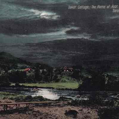 Baker Cottage, the Home of Robt. Louis Stevenson, Saranac Lake, N.Y.