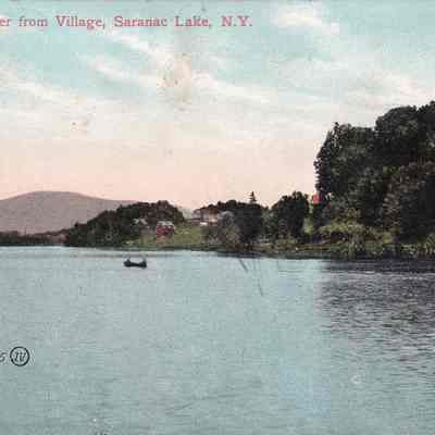 Lake Flower from Village, Saranac Lake, N.Y.