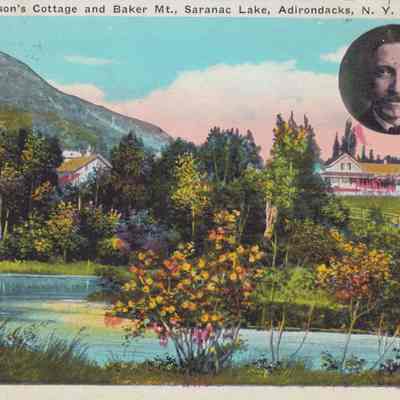 Stevenson's Cottage and Baker Mt., Saranac Lake, Adirondacks, N. Y.