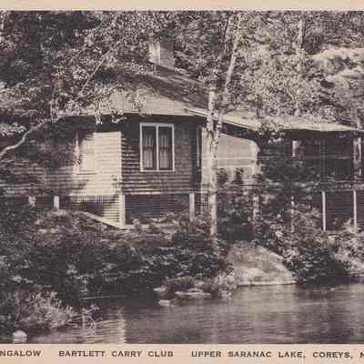 Bungalow Bartlett Carry Club Upper Saranac Lake, Coreys, N. Y.