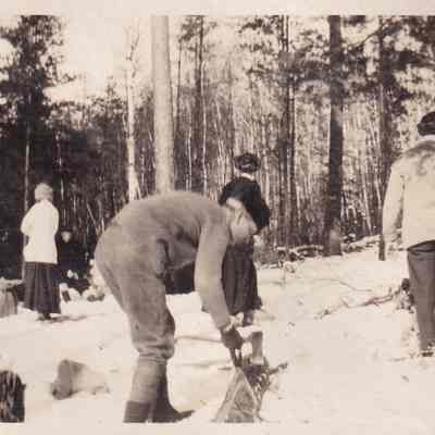 Pine Pond - Making Fire