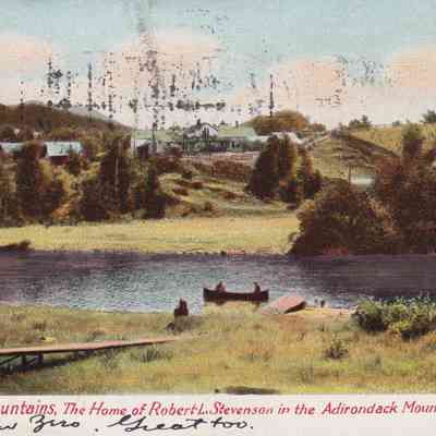 Adirondack Mountains, the Home of Robert L. Stevenson in the Adirondack Mountains